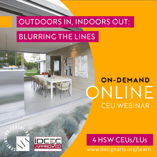 Outdoors In, Indoors Out: Blurring the Lines