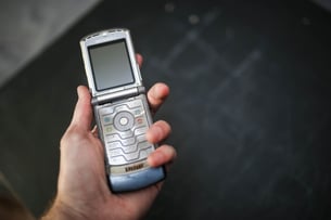 First phone: Motorola Razor 