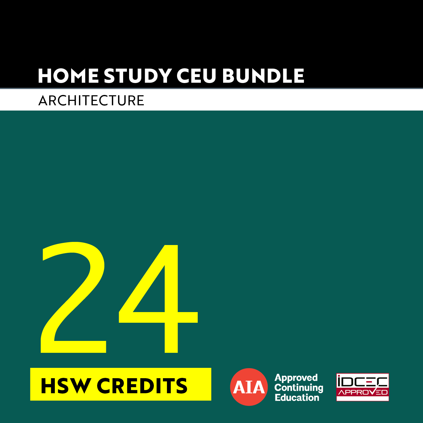 24-Credit Architecture Home Study Bundle